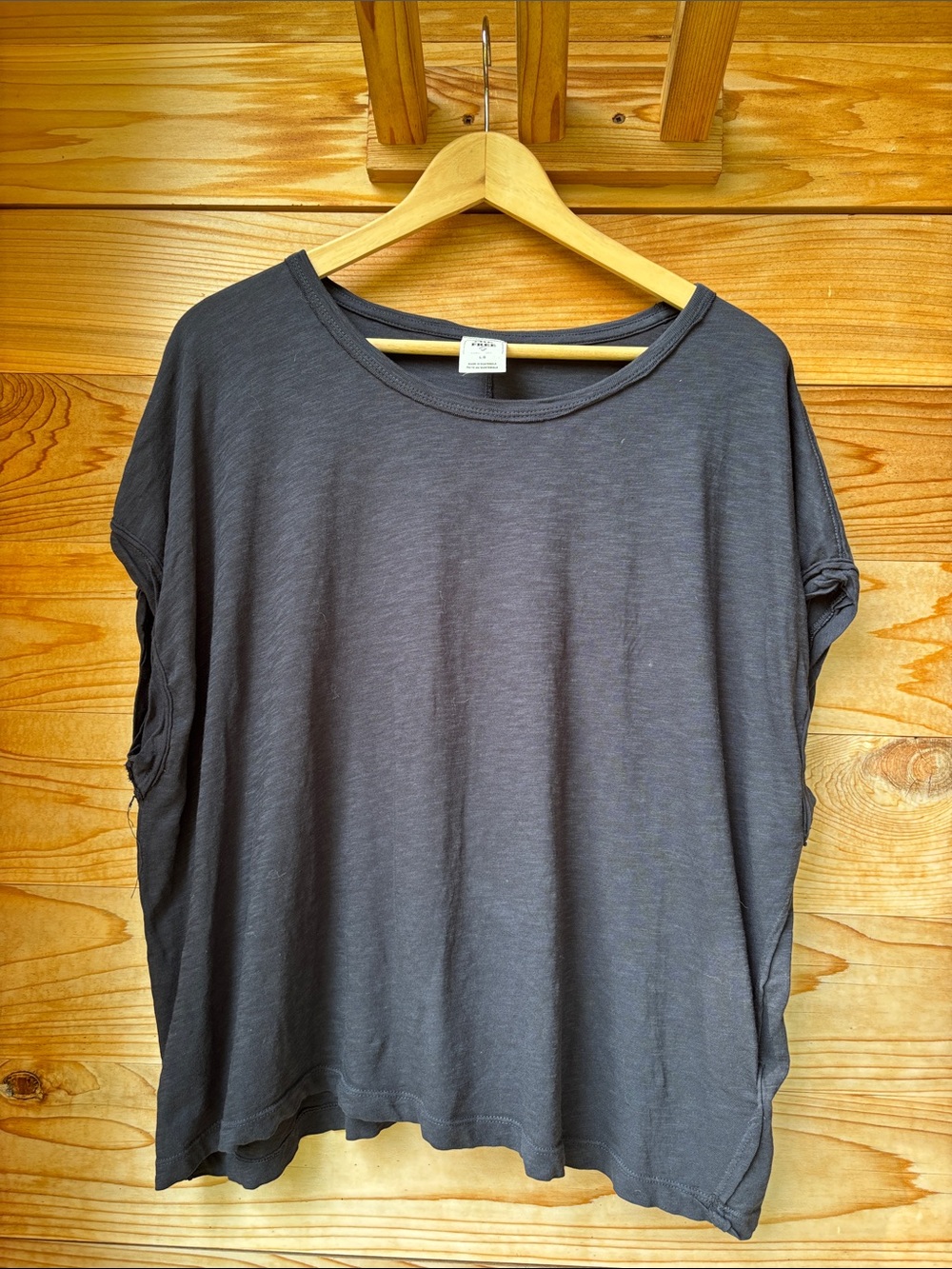 Free People We The Free Boxy Crop Tee
